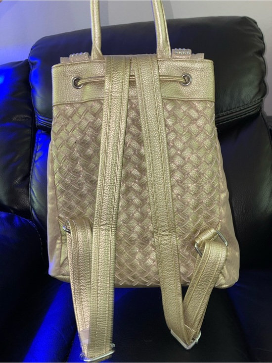 Women\'s Glitter Rhinestone Stylish Drawstring Backpack Purse- Unbranded